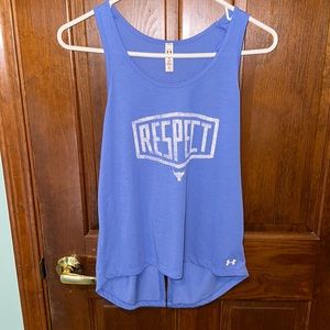NWOT under Armour project Rock tank open back women’s small